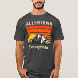 Allentown Pennsylvania Retro City State USA T-Shirt