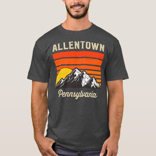 Allentown Pennsylvania Retro City State USA  T_Shirt