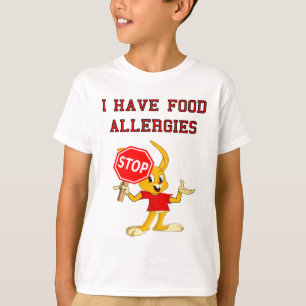 Aller Bunny StopBunny Food Allergies T-Shirt