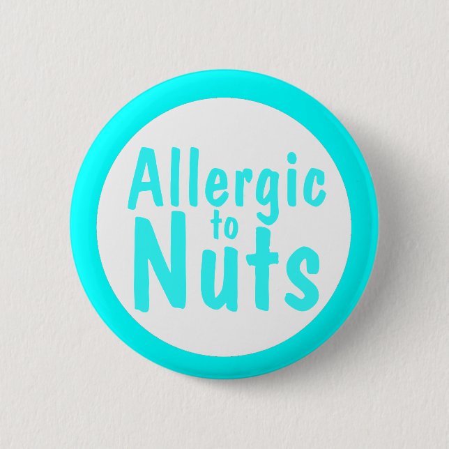 Allergic Pinback Button (Front)