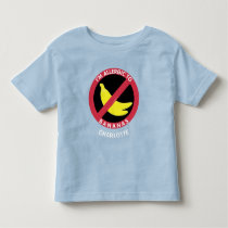 Allergic To Bananas Allergy Personalized Kids Toddler T-shirt