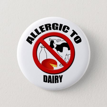 Allergic To Dairy Medical Alert Button