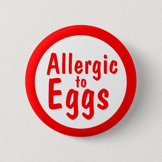 Allergic to milk pinback button (Front)