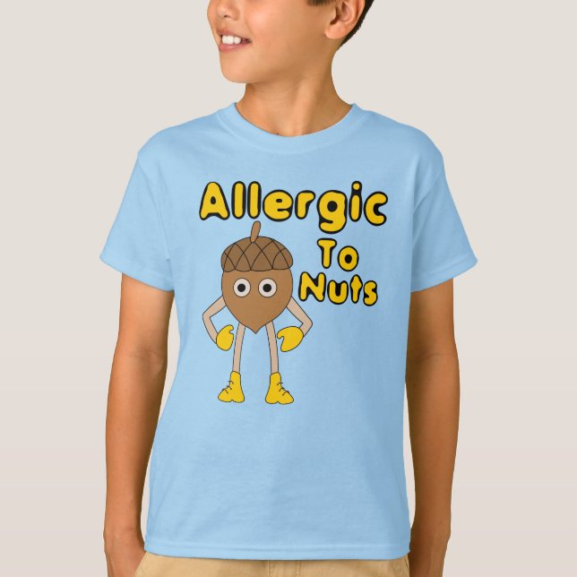 Allergic to Nuts T-Shirt (Front)