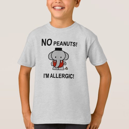 Allergic to Peanuts T_Shirt