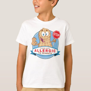 Allergic to Peanuts T-Shirt