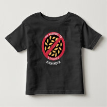 Allergic To Sesame Seeds Allergy Personalized Kids Toddler T-shirt