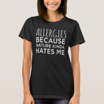 Allergies Asthma Awareness Month Grey Ribbon Suppo T-Shirt