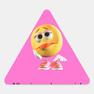 Allergies make me sick sticker