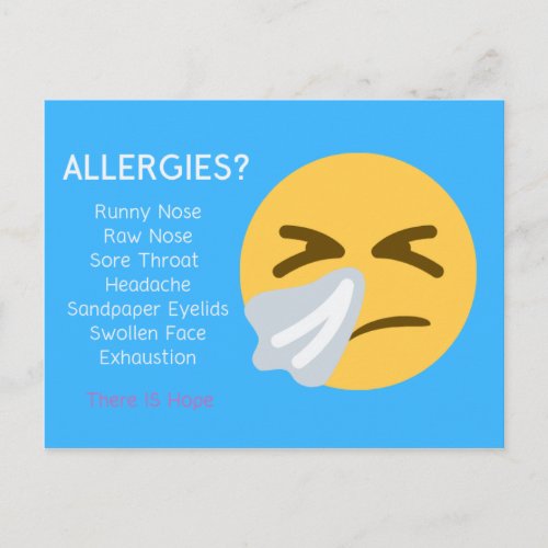 Allergies Shaklee Postcard