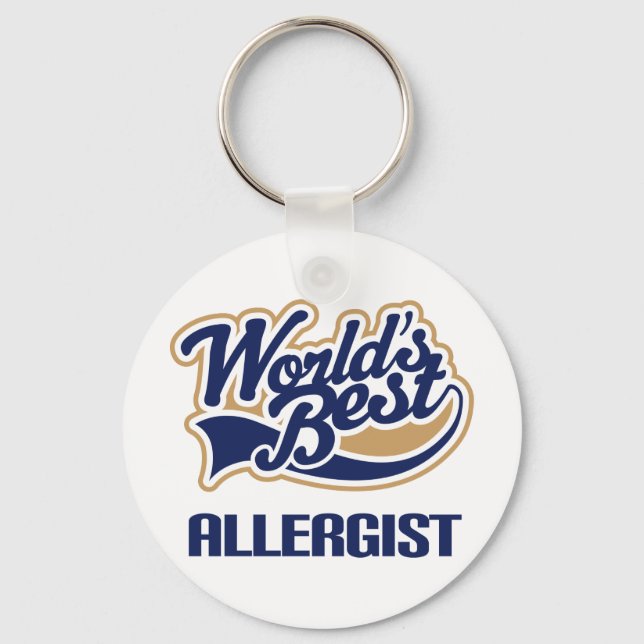 Allergist Gift Keychain (Front)