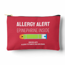 Allergy Alert Epinephrine Medication Kids Accessory Pouch