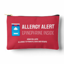 Allergy Alert Epinephrine Medication Kids Accessory Pouch