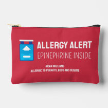 Allergy Alert Epinephrine Medication Kids Accessory Pouch