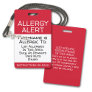 Allergy Alert for Medical Emergency Contact Info Badge