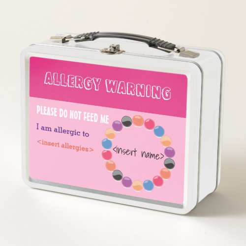 Allergy Alert Lunch Box