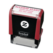 Allergy Alert Personalized Kids Basic Self-inking Stamp