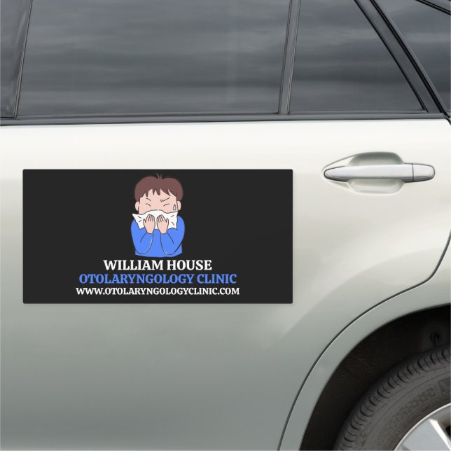 Allergy Design, Otolaryngologist, Otolaryngology Car Magnet (In Situ)
