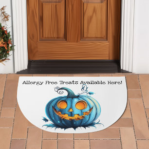 Allergy Free Teal Pumpkin Project Doormat