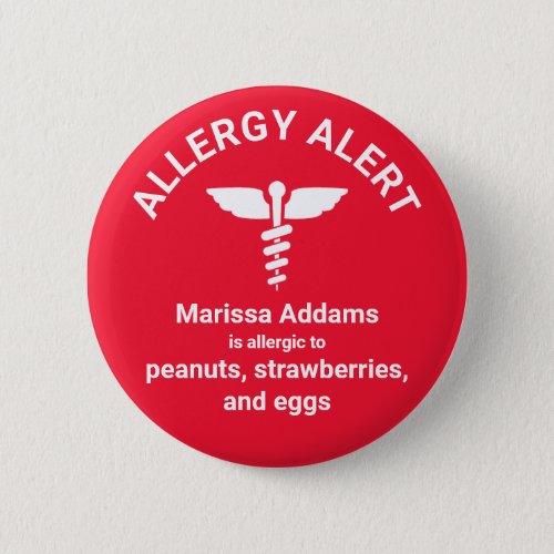Allergy Medical Alert Button