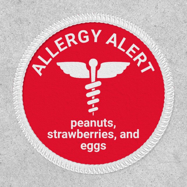Allergy Medical Alert Patch (Front)