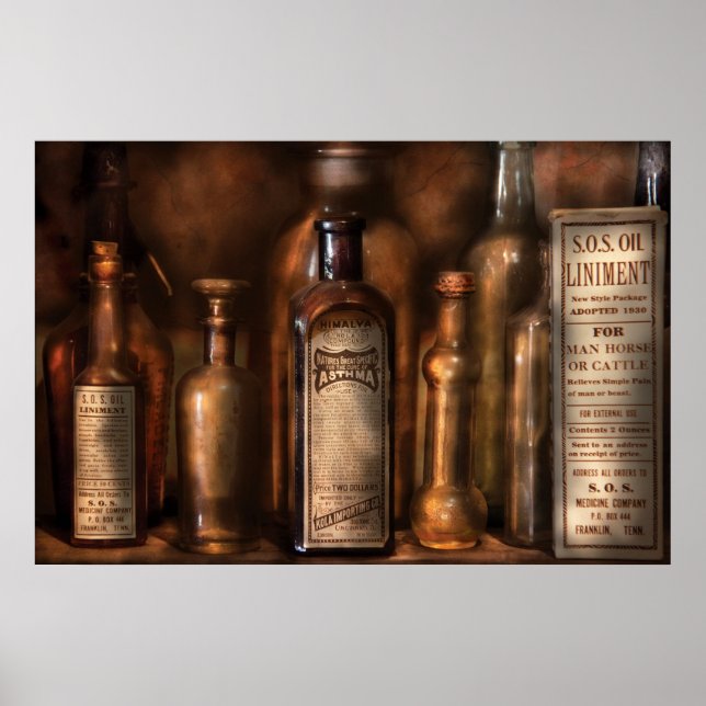 Allergy - Medicine for Asthma and Pain Poster (Front)