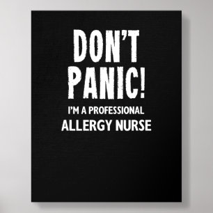 Allergy Nurse Foam Core Photo Tile