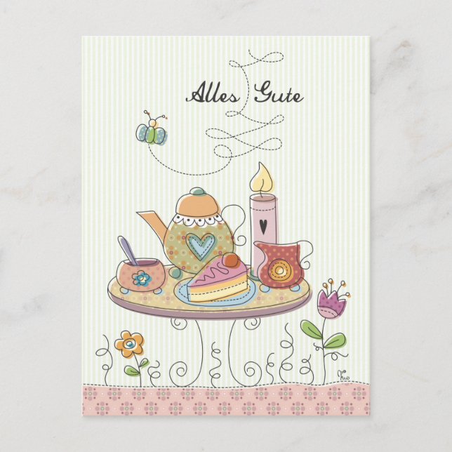 Alles Gute Postcard (Front)