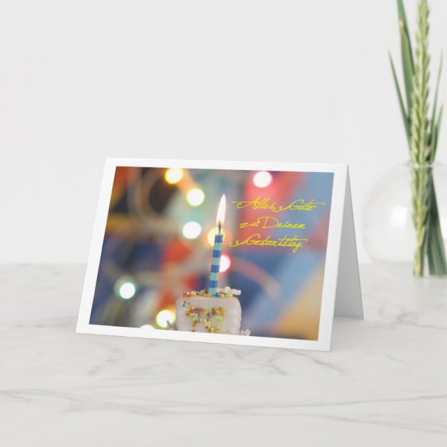 Alles Gute zu Deinem Geburtstag Card (Front)