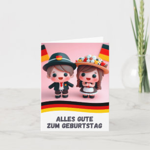 Alles Gute zum Geburtstag, German happy birthday  Card