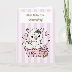 Alles Gute zum Geburtstagskarte Mädchen Card