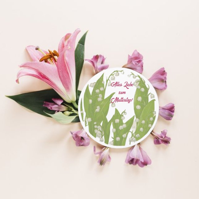 Alles Liebe zum Muttertag Maiglöckchen Karte (Creator Uploaded)