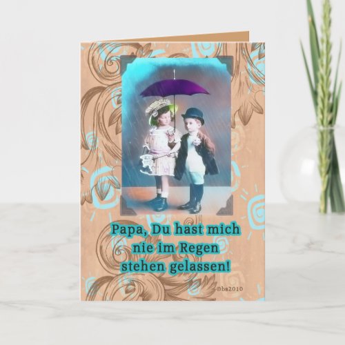 alles liebe zum Vatertag german happy fathers day Card