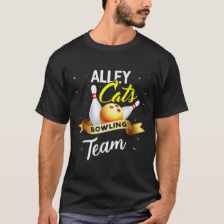 Alley Cat Bowling Shirt Funny Bowler Bowling