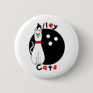 Alley Cat Pinback Button