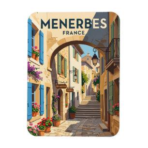 Alley in Ménerbes France Magnet