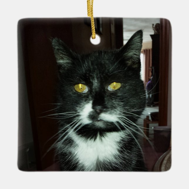Alley Love Ceramic Ornament (Front)