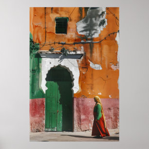 Alley Rabat Morocco Poster