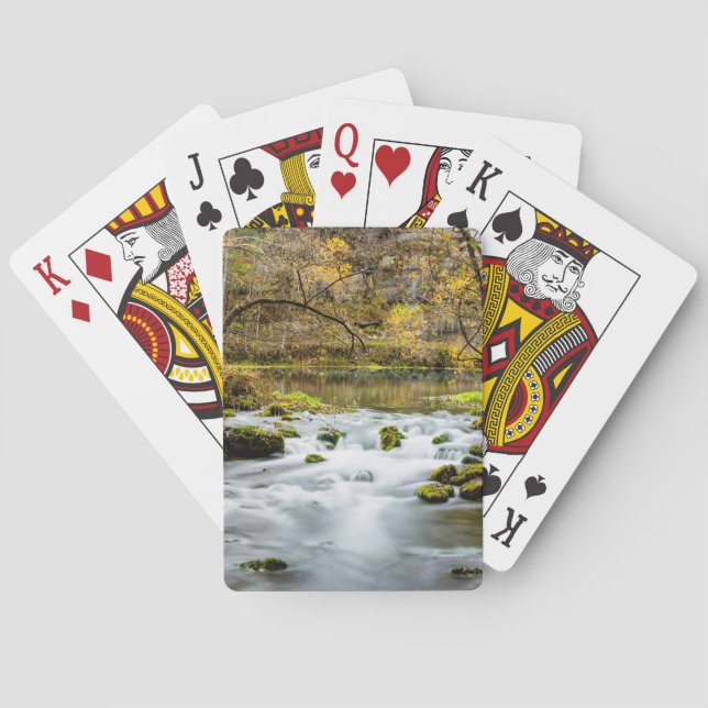 Alley Springs Rapids Poker Cards (Back)