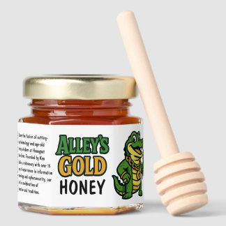 Alley's Gold Honey Jar Favors