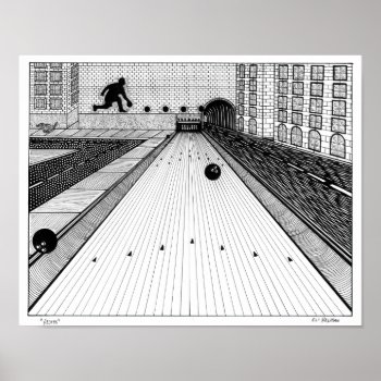Alleys Poster by elihelman at Zazzle