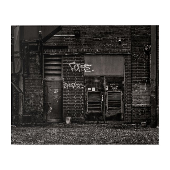 Alleyway Graffiti No 3 Acrylic Print (Front)
