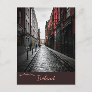 Alleyway in Dublin Ireland Postcard