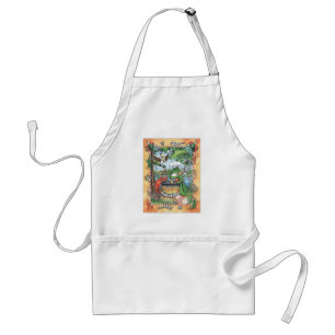 Alliagtor Chef T-shirt Adult Apron