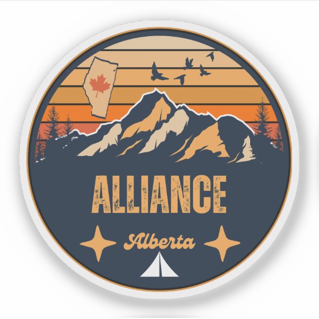  Alliance, Alberta Sticker (Front)