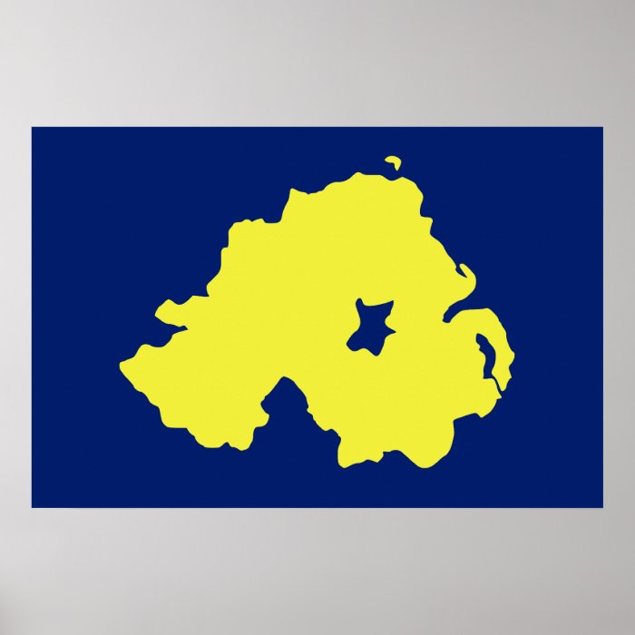 Alliance Northern Ireland flag Print