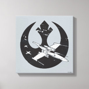 Alliance Starbird   X-Wing & Y-Wing Concept Art Canvas Print