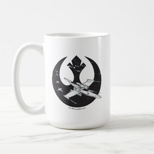 Alliance Starbird | X-Wing & Y-Wing Concept Art Coffee Mug (Left)