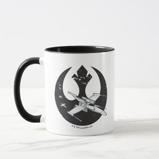 Alliance Starbird | X-Wing & Y-Wing Concept Art Mug (Left)