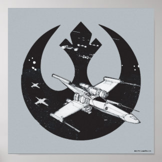 Alliance Starbird | X-Wing & Y-Wing Concept Art Poster